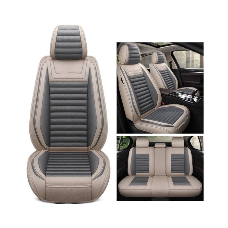 Autositzbezug kompatibel for Kia Ceed Sportage 2022 Soul Rio Stinger Stonic Proceed Seltos Automotive Interior Zubehör(5 Seat Covers-01) von JLPOCRBJ