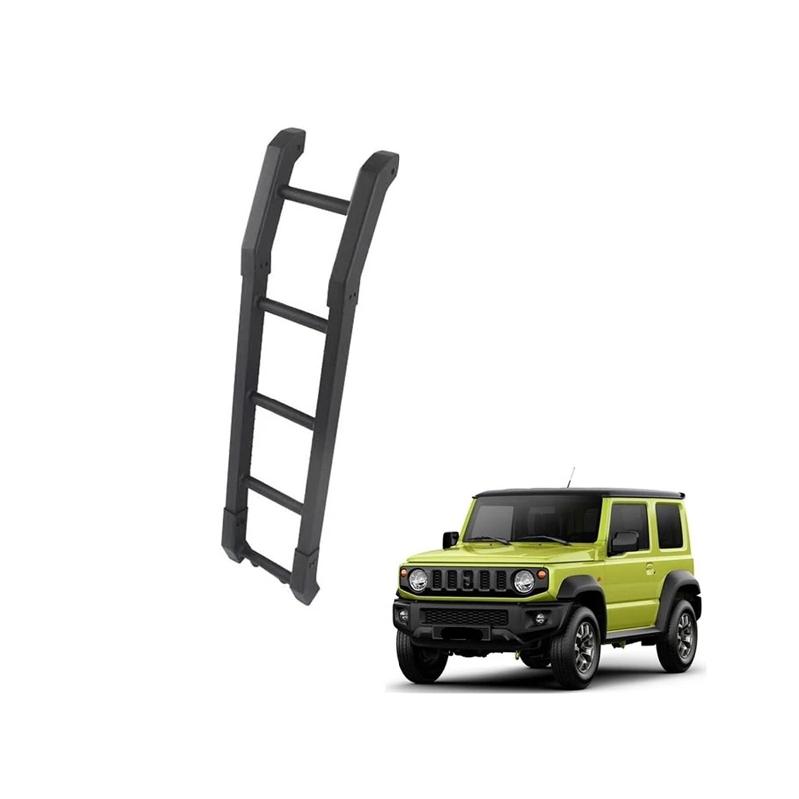 Autozubehör Aluminiumlegierung Heckleiter Tür Heckklappe Kompatibel for Suzuki Jimny JB74 2018-2020 von JLPOCRBJ