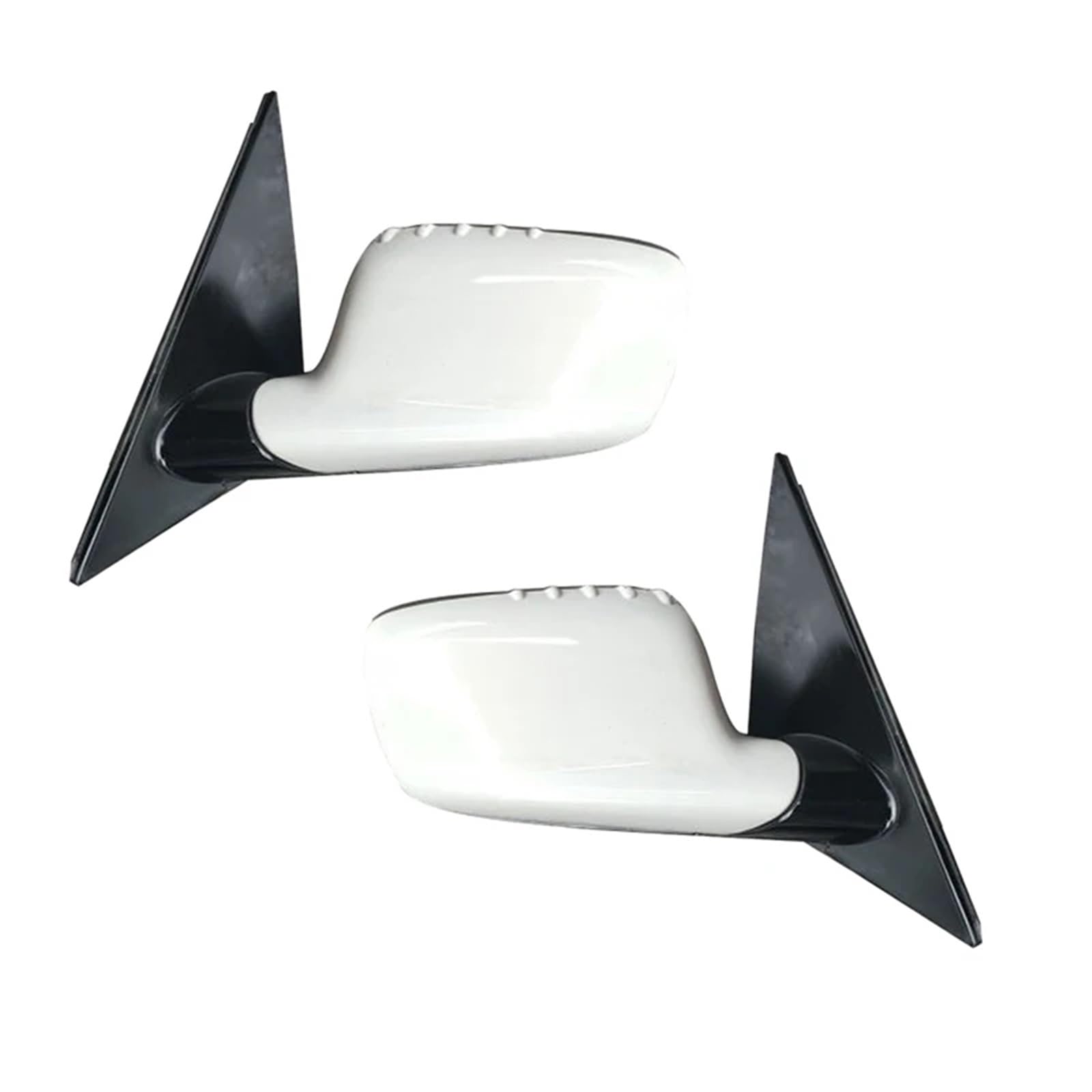 Autozubehör Außenseite Rückspiegelbaugruppe kompatibel for BMW 7er E66 2000–2005, automatische elektrische klappbare Heizspiegelbaugruppe(White,13 Wire a pair) von JLPOCRBJ