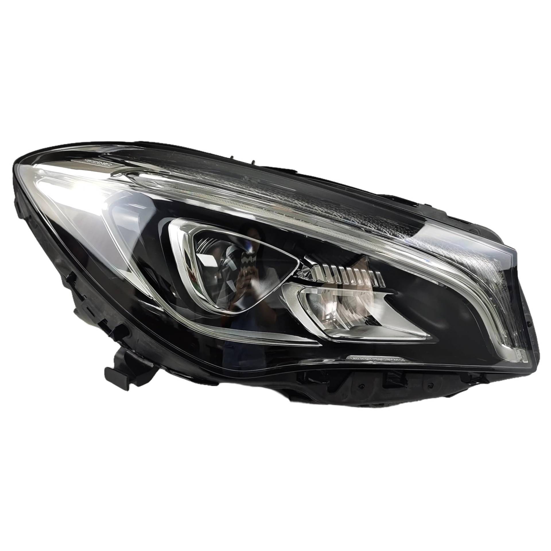 Autozubehör LED-Lampe 2016-2018 Kompatibel for Benz CLA-Klasse W117 Scheinwerfer cla200 260 Original-Scheinwerferbaugruppe Autolicht(Left no module) von JLPOCRBJ