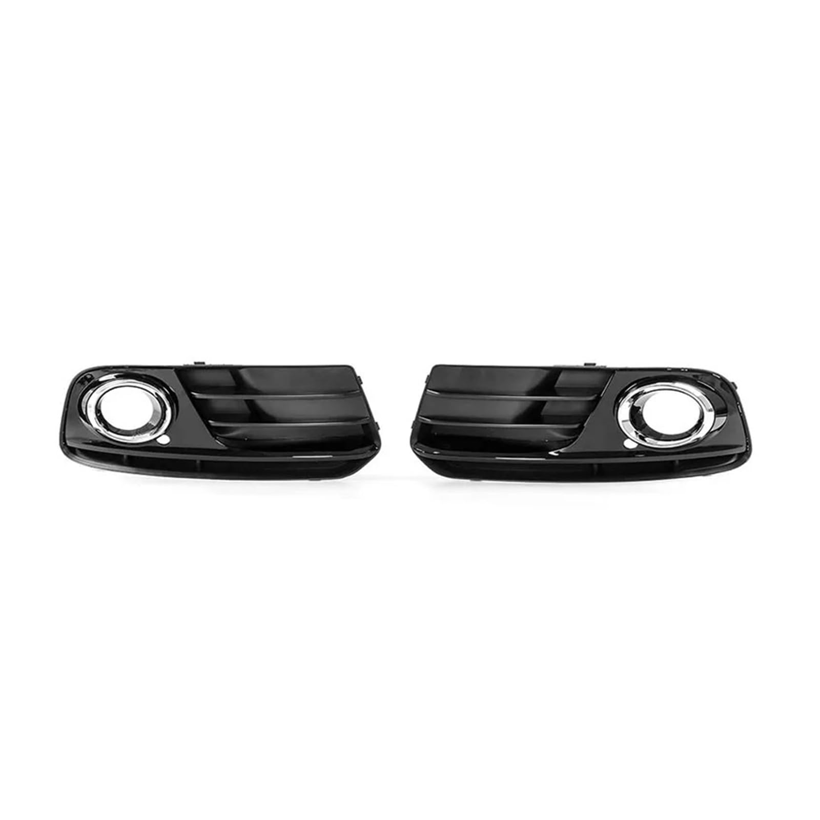 Autozubehör Nebelscheinwerferabdeckung Lampenschirmrahmen Grill Autozubehör Kompatibel for Audi Q5 2013 2014 2015 2016 2017 2018 2019 2020(13 16 Silver 1 Pair) von JLPOCRBJ