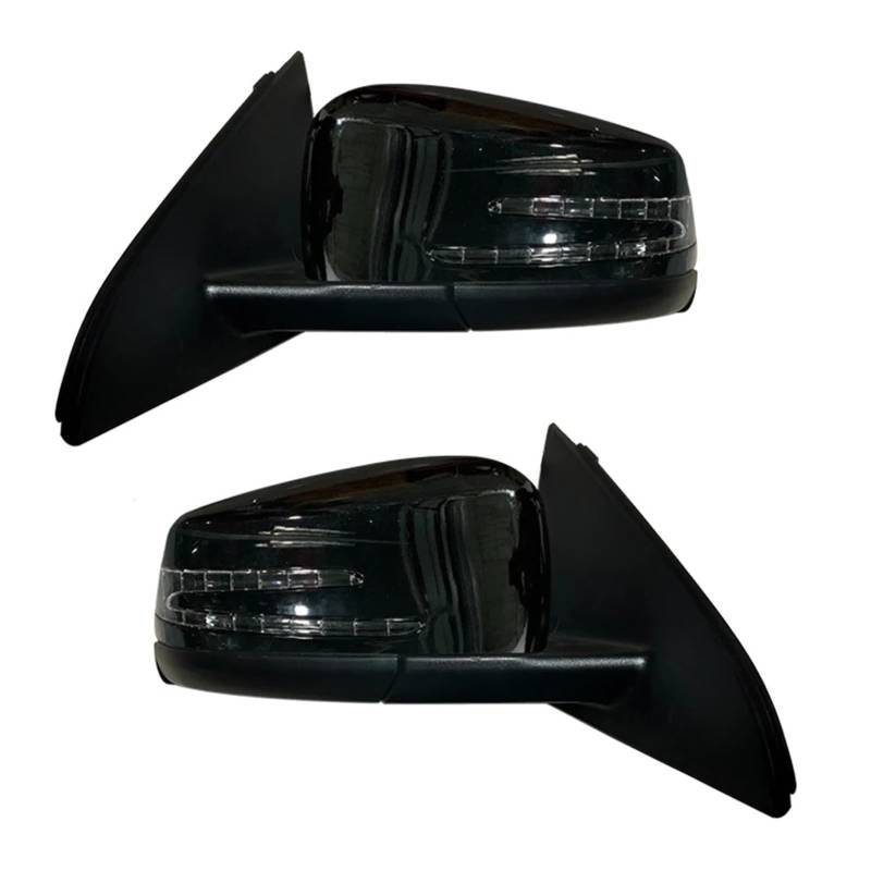 Autozubehör Rückspiegelbaugruppe kompatibel for Mercedes-Benz W176 Auto Electric Folding Electric Adjustment Blinkerheizung(Black,Left and Right) von JLPOCRBJ