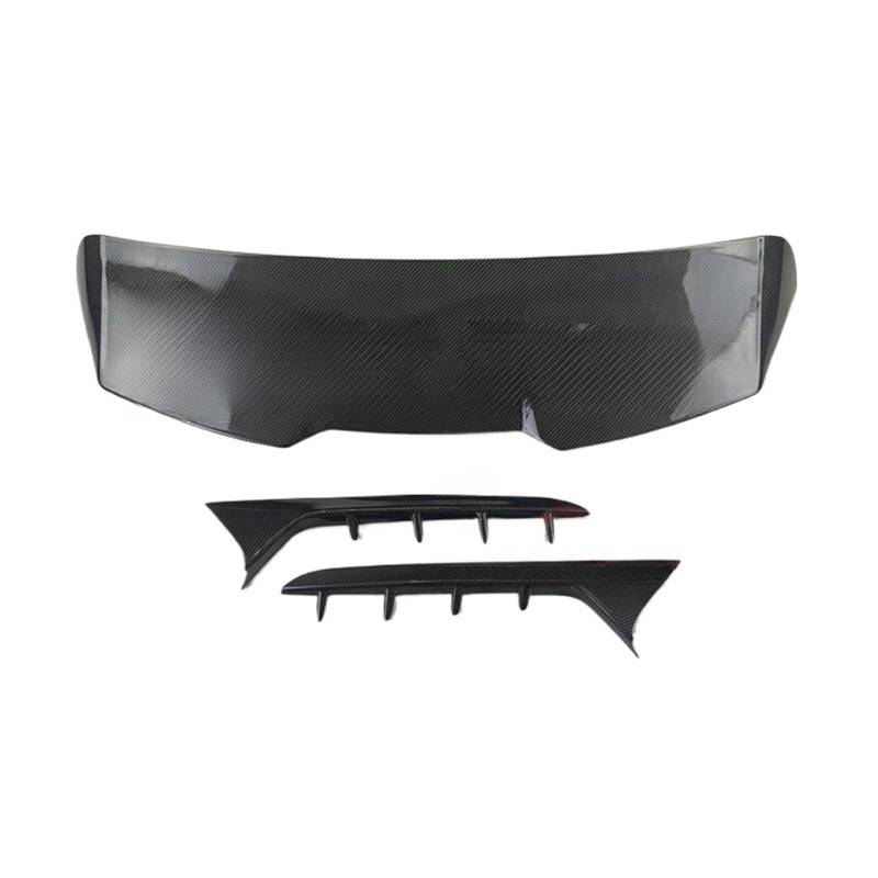 Carbon-Faser-Auto-Heckflügel-Kofferraum-Lippenspoiler, kompatibel for Audi A6 Allroad S6 A6 C8 RS6 2020+ von JLPOCRBJ