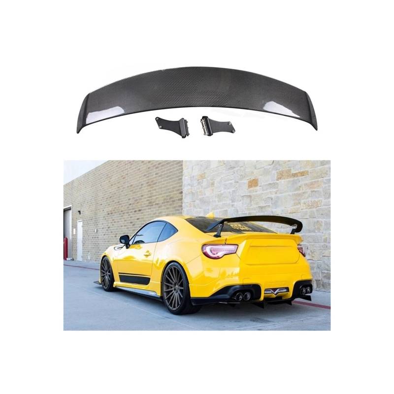 Carbon Fiber AUTO HECKFLÜGEL STAMM Lip Spoiler Kompatibel for Toyota GT86 Kompatibel for Subaru BRZ Scion FR-S 2012-2017 SARD Stil(Bright black) von JLPOCRBJ