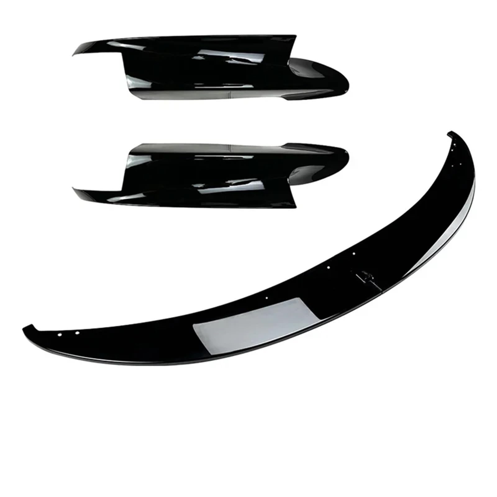 Frontlippe kompatibel for BMW F30 F31 F35 Sport 2012–2018, Autozubehör, Spoiler, Splitter, Diffusor, Kohlefaser-Look, glänzend schwarz(Gloss Black A B) von JLPOCRBJ