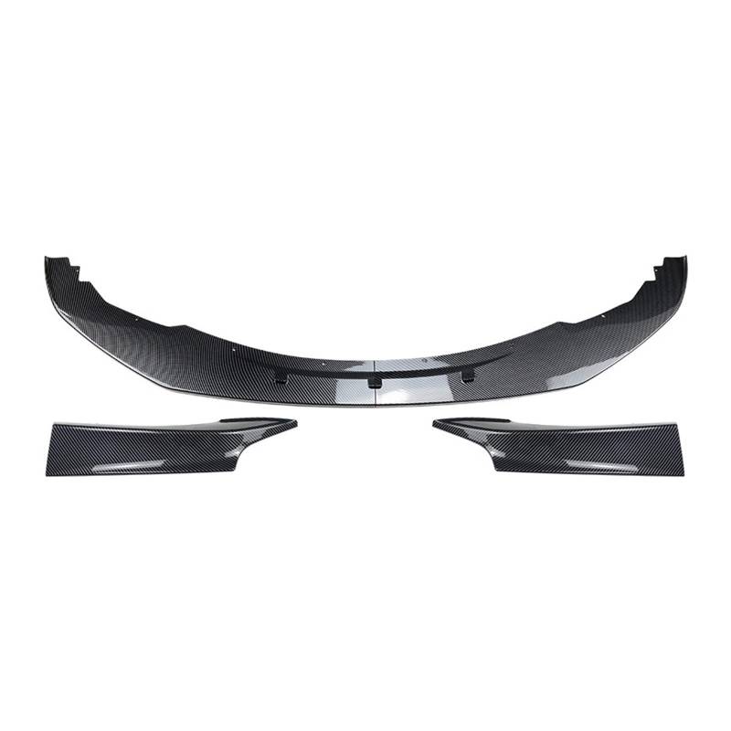 Frontstoßstangen-Lippenspoiler + Seitensplitter Canard Body Kit kompatibel for BMW 135i Pre-LCI F20 F21 1Serie 2012–2014 Sportwagenzubehör(Carbon Fiber Look) von JLPOCRBJ