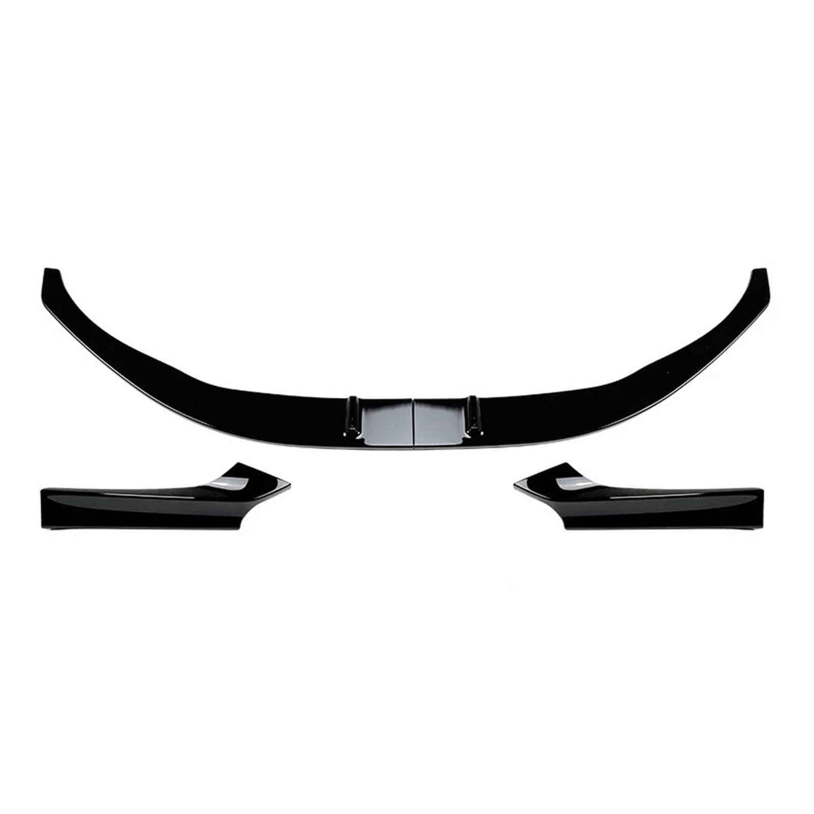 Frontstoßstangen-Splitter-Lippendiffusor, kompatibel for BMW 2er-Serie F22/F23 M235i M240i Sport 2014–2021, Auto-Spoiler-Abdeckung, Schutz, Deflektorlippen(One Set Gloss Black) von JLPOCRBJ