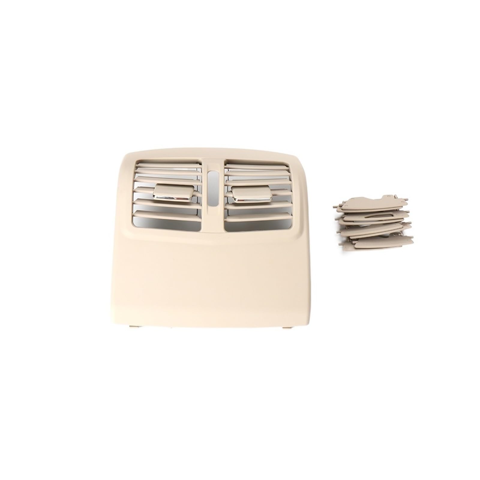 Hinten Center Konsole Klimaanlage Belüftung Grille Air Outlet Rahmen Kompatibel for Mercedes Benz W212 E Klasse 2128300454(Model B Light Beige) von JLPOCRBJ