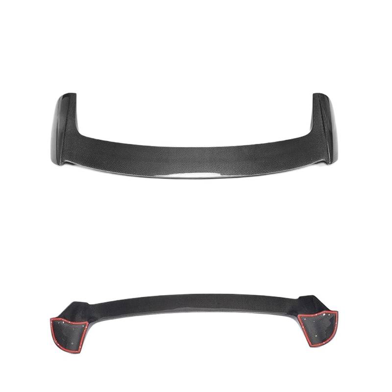 Kohlefaser-Auto-Heckspoiler-Dachfensterflügel, kompatibel for Mazda 3 Axela Sport Hatchback 4-Türer 2014–2017, FRP-Heckdachspoiler-Flügellippe(Carbon Fiber) von JLPOCRBJ