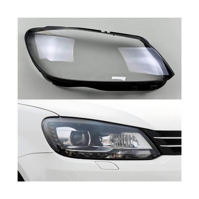 Kompatibel Kompatibel for VW Touran 2011-2015 Scheinwerfer Transparent Shell Scheinwerfer Abdeckung Linse Plexiglas Ersetzen Sie den Original-Lampenschirm(1PCS right side) von JLPOCRBJ