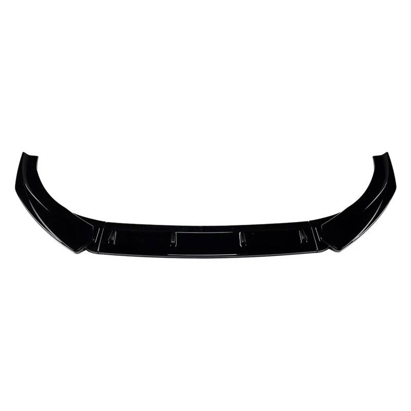 Kompatibel for Audi S3 8V 2013 2014 2015 2016, Auto-Frontstoßstangen-Lippenspoiler, glänzend schwarz, Carbonfaser-Look, Automobil-Außenmodifikation(Glossy Black) von JLPOCRBJ