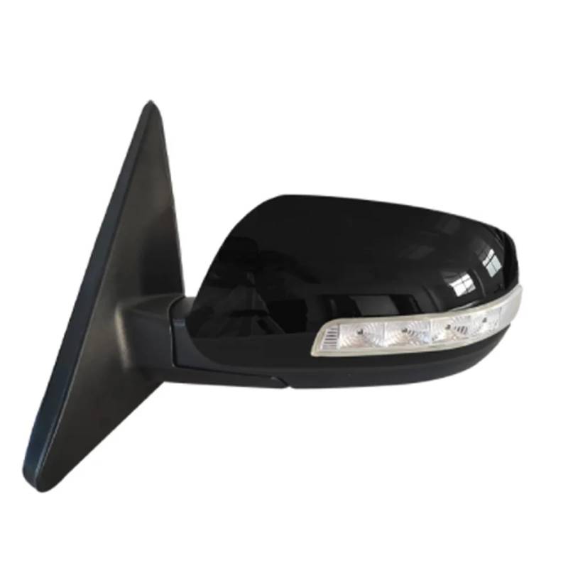 Kompatibel for Kia Sorento 2009-2014 Auto 9 Draht Rückspiegel Montage Mit Blinker Licht Elektrische Klapp Heizung 87610-2P150 Auto(1Pcs Black Left) von JLPOCRBJ