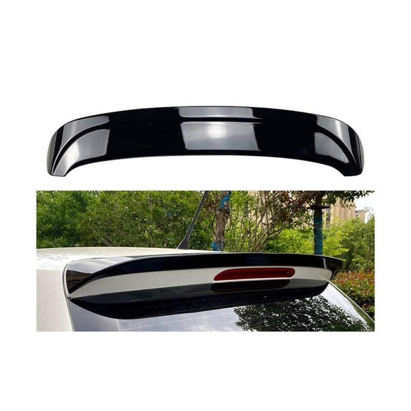 Kompatibel for Polo MK5 6R 6C 2011-2017 Auto Hinten Stamm Fix Flügel Lip Spoiler Glänzend Schwarz ABS körper Modifikation(Glossy Black) von JLPOCRBJ