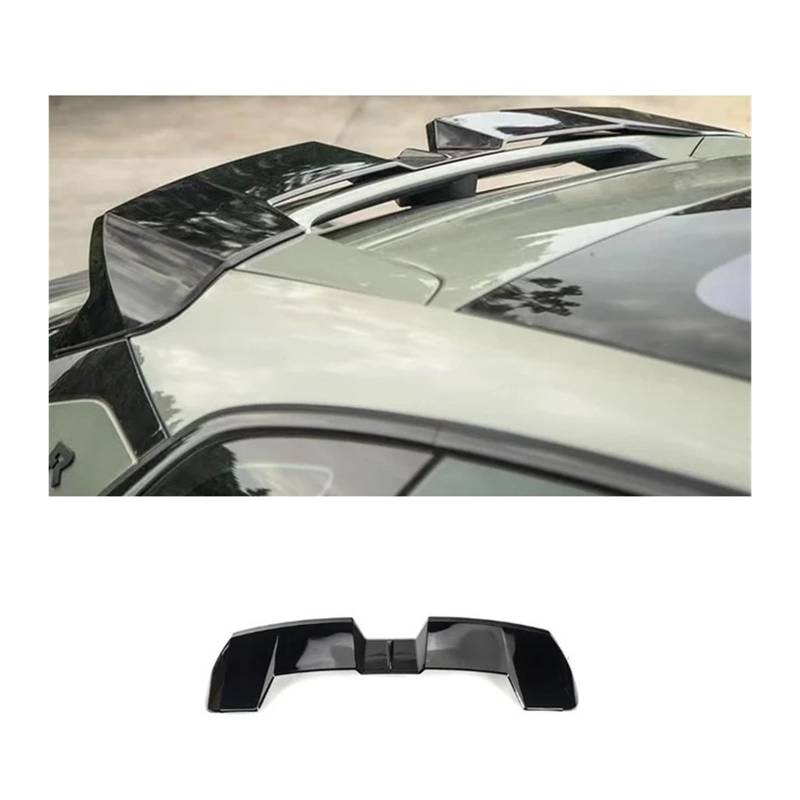 Kompatibel for ZEEKR 001 2021-2024 MC Racing Sport Top Flügel Flügel Schwanz Flügel Stamm Spoiler Lippe ABS Flügel Spoiler auto Styling Zubehör(R-carbon fiber print) von JLPOCRBJ