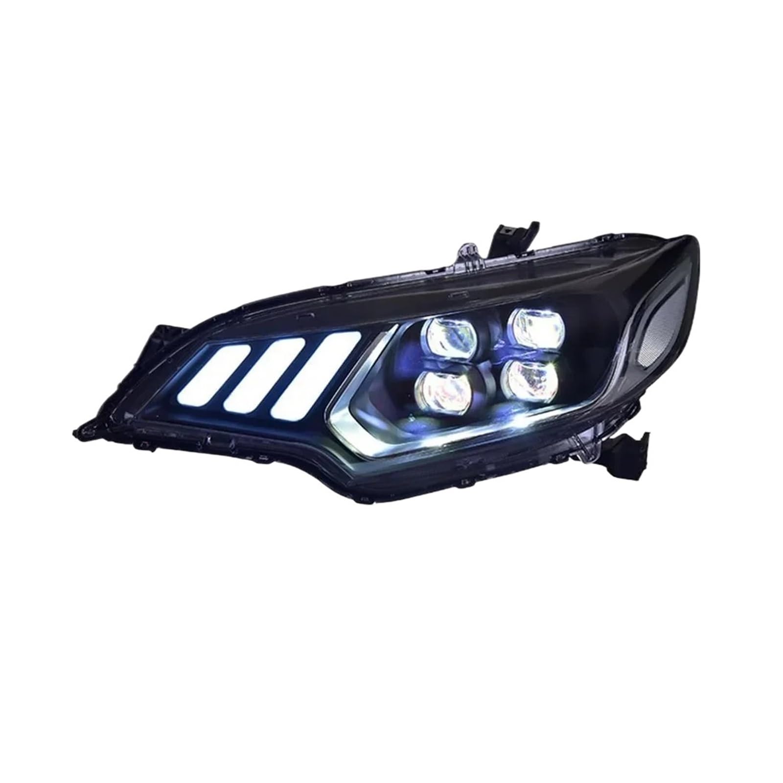 Kompatibel mit Honda Fit Scheinwerferbaugruppe 2014-2020 Modifiziertes LED-Tagfahrlicht LED-Blinkerlinse Scheinwerfer(Normal one pair) von JLPOCRBJ