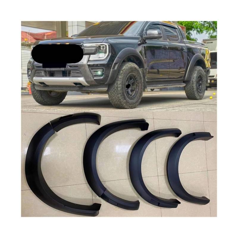 Kotflügelverbreiterungen Radlaufschutz kompatibel for Ford Ranger T9 2022 2023+ WILDTRAK SPORT XLT XLS XL 4X4 Autozubehör Kotflügel(WILDTRACK) von JLPOCRBJ