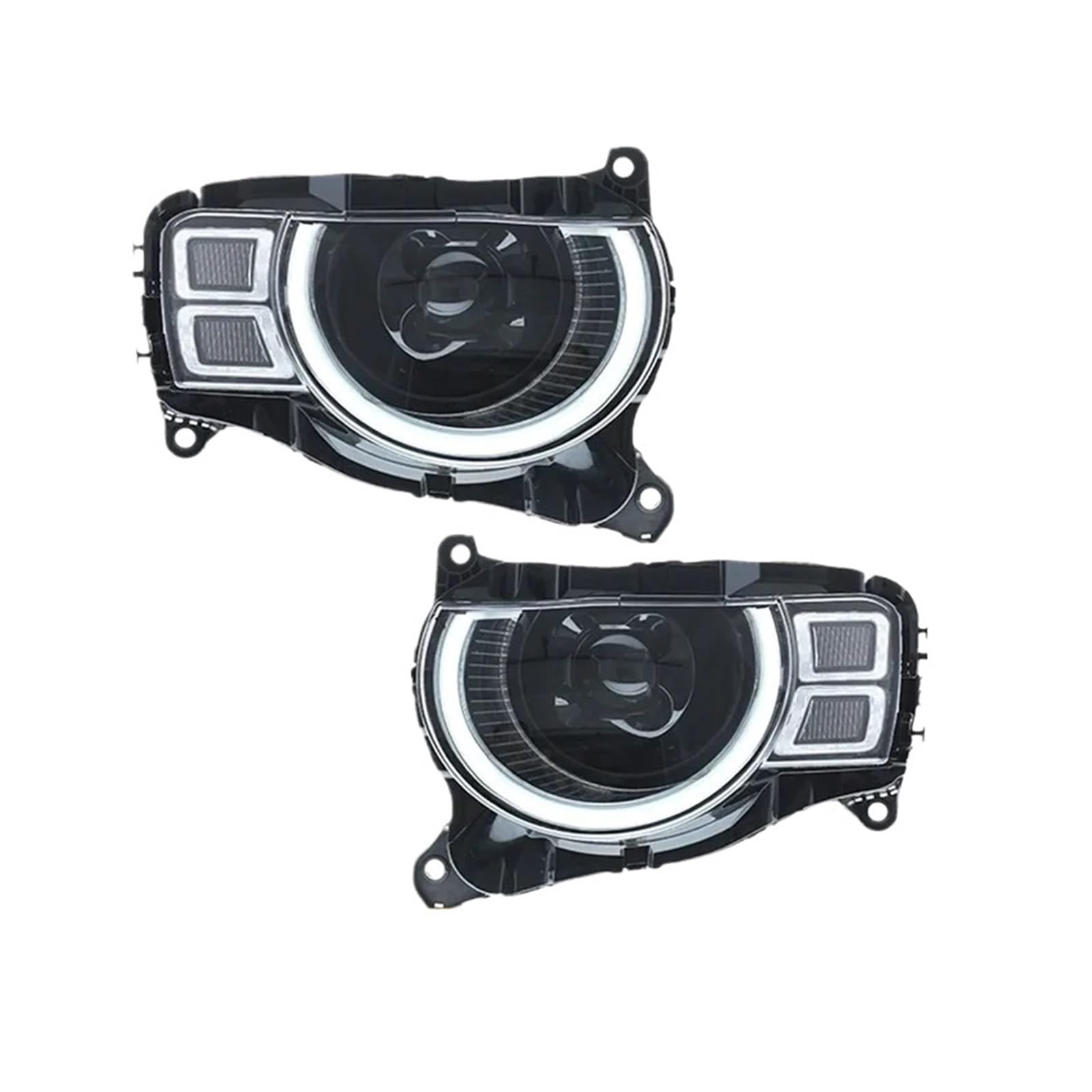 LED-Scheinwerfer kompatibel for Land Rover Defender 90 110 2020 2021 2022 2023 L663 Scheinwerfer Voll-LED-Frontleuchten kompatibel for neuen Defender D250 S(ONE SET FOR 2 PCS) von JLPOCRBJ