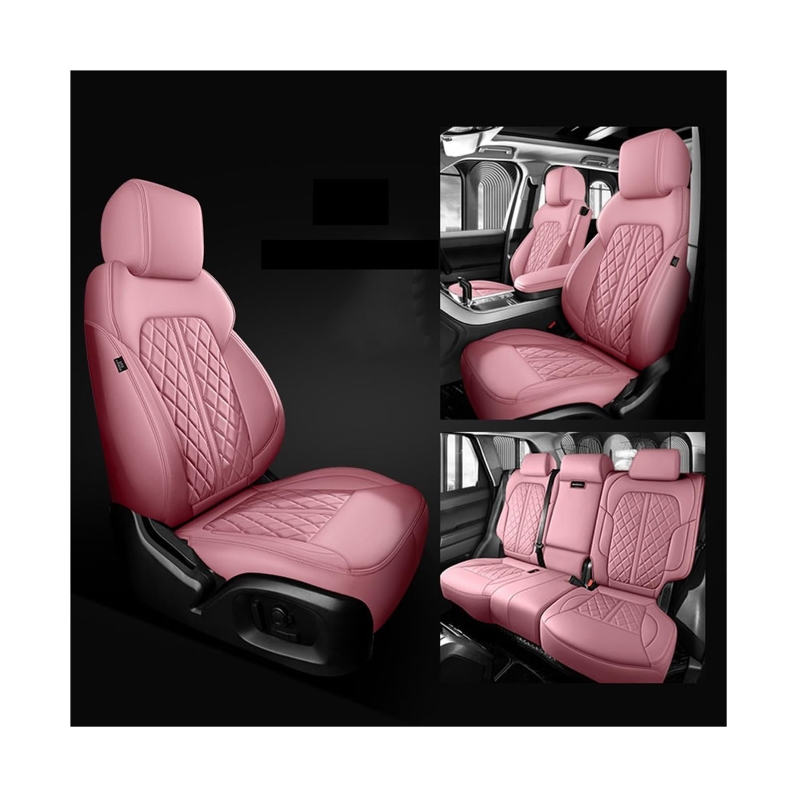 Maßgeschneiderte Autositzbezüge kompatibel for Citroen alle Modelle C4-Aircross C4-PICASSO C5 C2 C4 C6 C3-XR C5X C-Elysee C-Triomphe Sitzbezug(PINK) von JLPOCRBJ