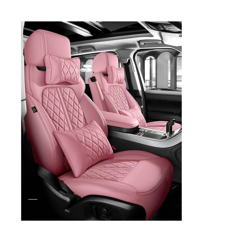 Maßgeschneiderte Autositzbezüge kompatibel for Citroen alle Modelle C4-Aircross C4-PICASSO C5 C2 C4 C6 C3-XR C5X C-Elysee C-Triomphe Sitzbezug(Pink colour) von JLPOCRBJ