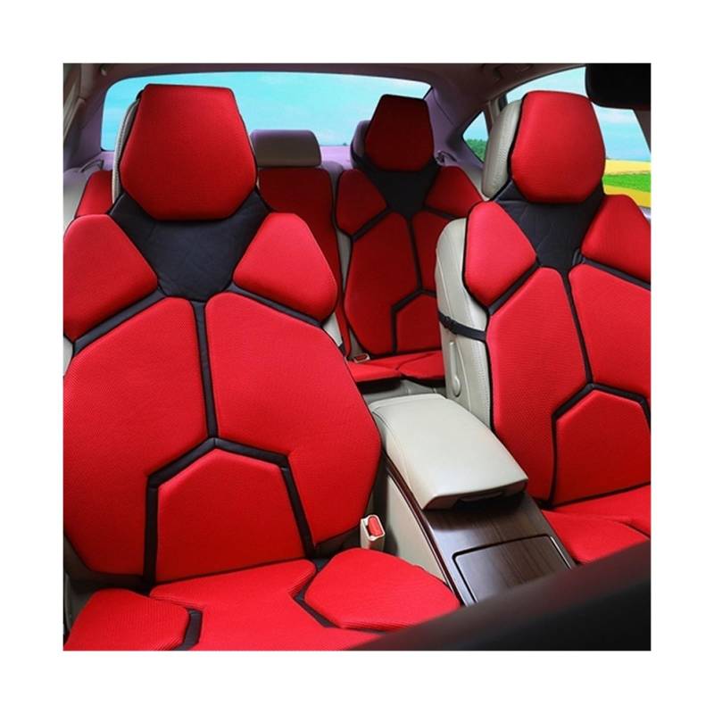 Mode Sport Stil Autos Sitzbezüge Atmungsaktive Abdeckung Up Die Auto Sitz Abdeckung for Auto Capes Auf Auto Sitz Schutz(1 red driver cover) von JLPOCRBJ