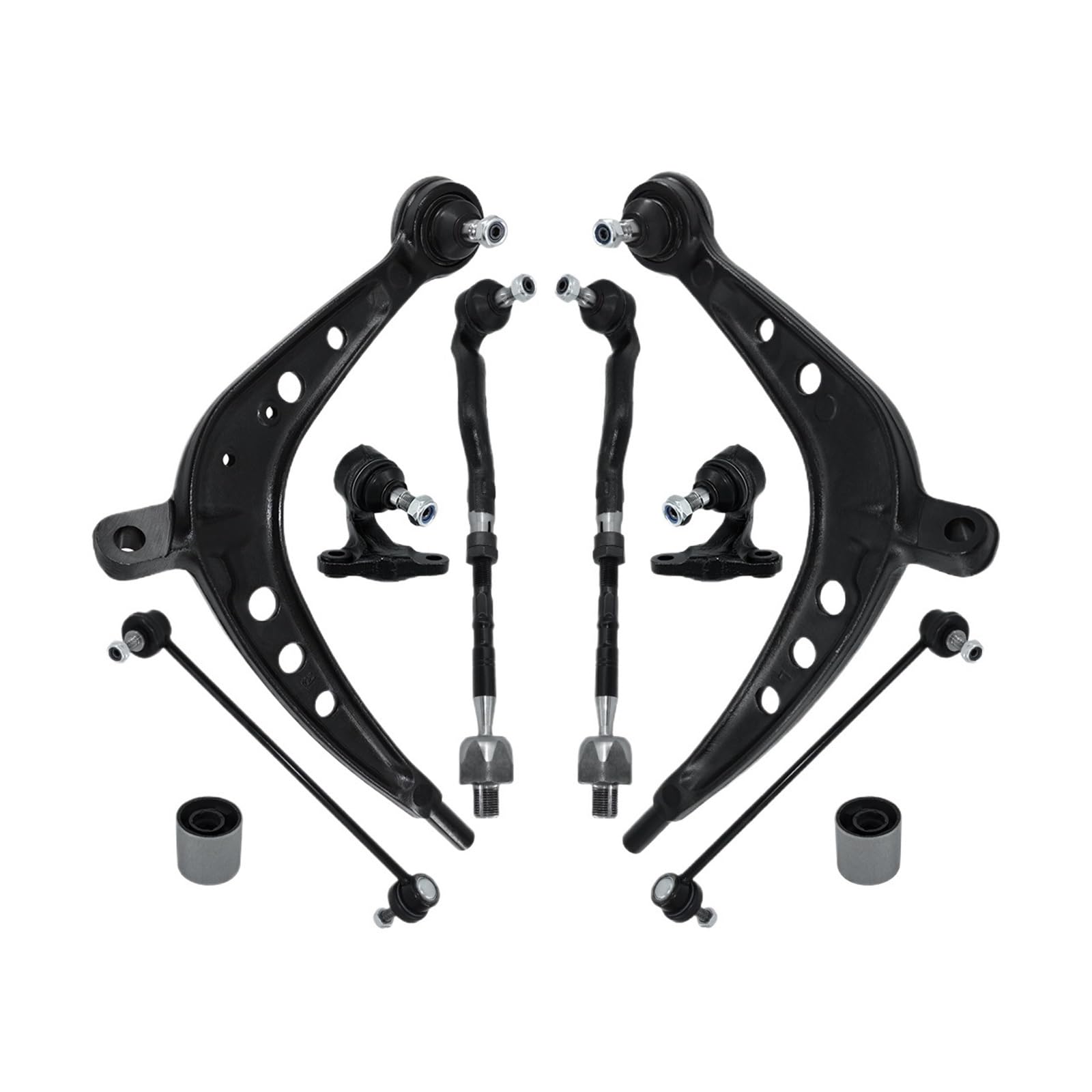 Svenubee Kugelgelenke des vorderen Querlenkers, Stabilisator-Verbindungsbuchsenaufhängung, 10 Stück, kompatibel mit BMW 3er-Serie 325xi 330xi 2001–2005 von JLPOCRBJ