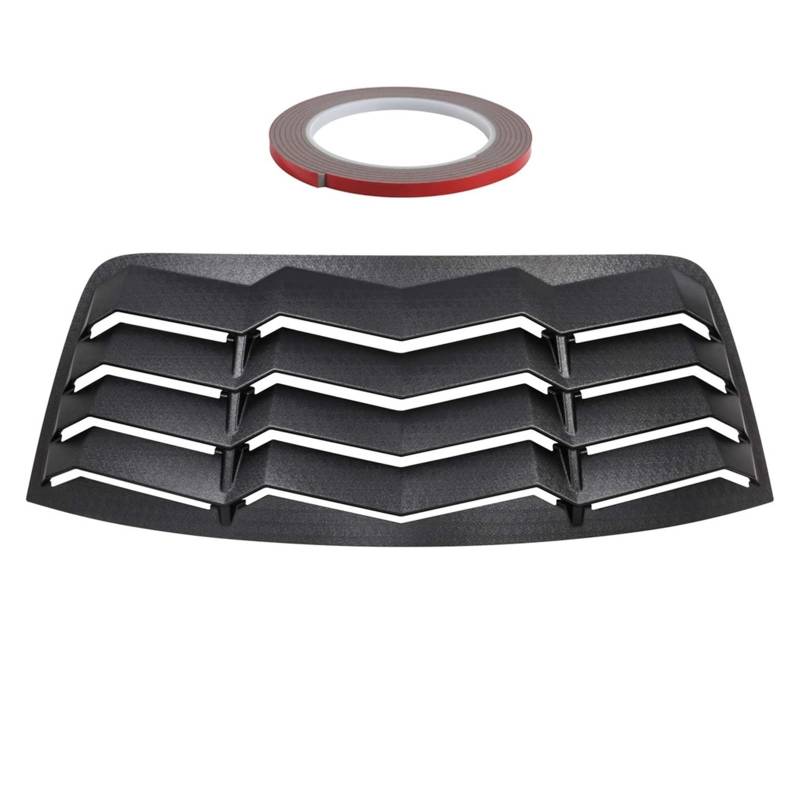 TML Sonnenschutz-Abdeckung for Heckscheibe, Heckscheibe, kompatibel mit Dodge Challenger 2008–2021, im GT-Stil, ABS, Mattschwarz von JLPOCRBJ