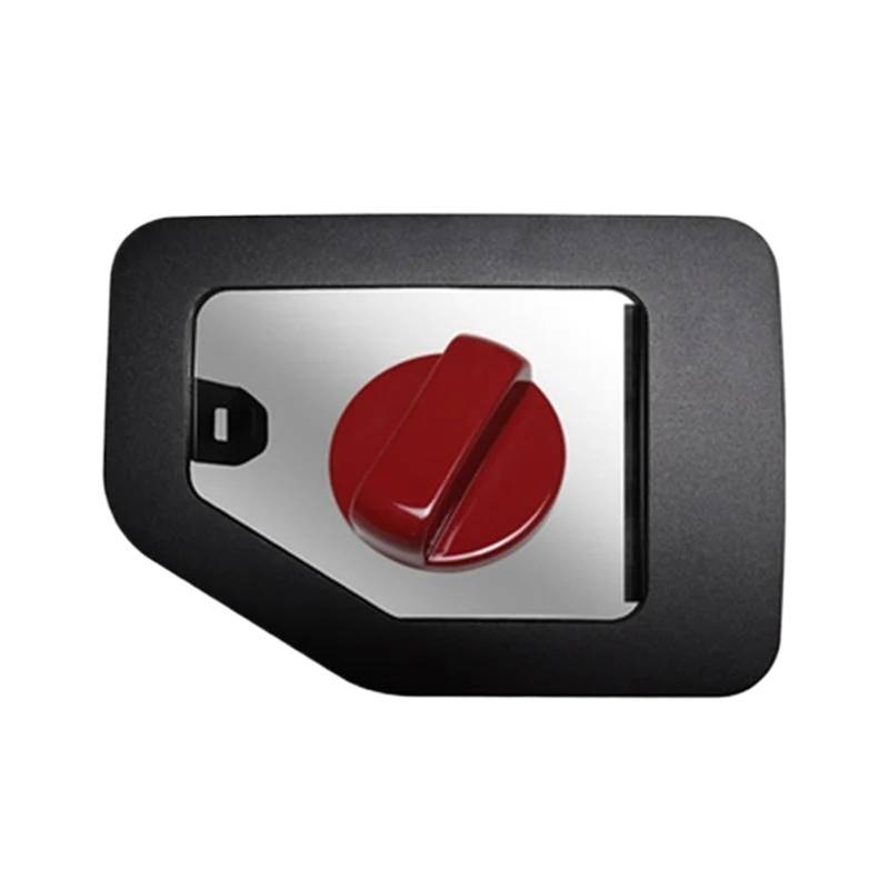 Transparente Aluminiumlegierung Ersatz-Tankdeckel for Kraftstofftank, Auto-Tankdeckel, kompatibel for Suzuki Jimny JB64W JB74 2019–2023(Black And Red) von JLPOCRBJ