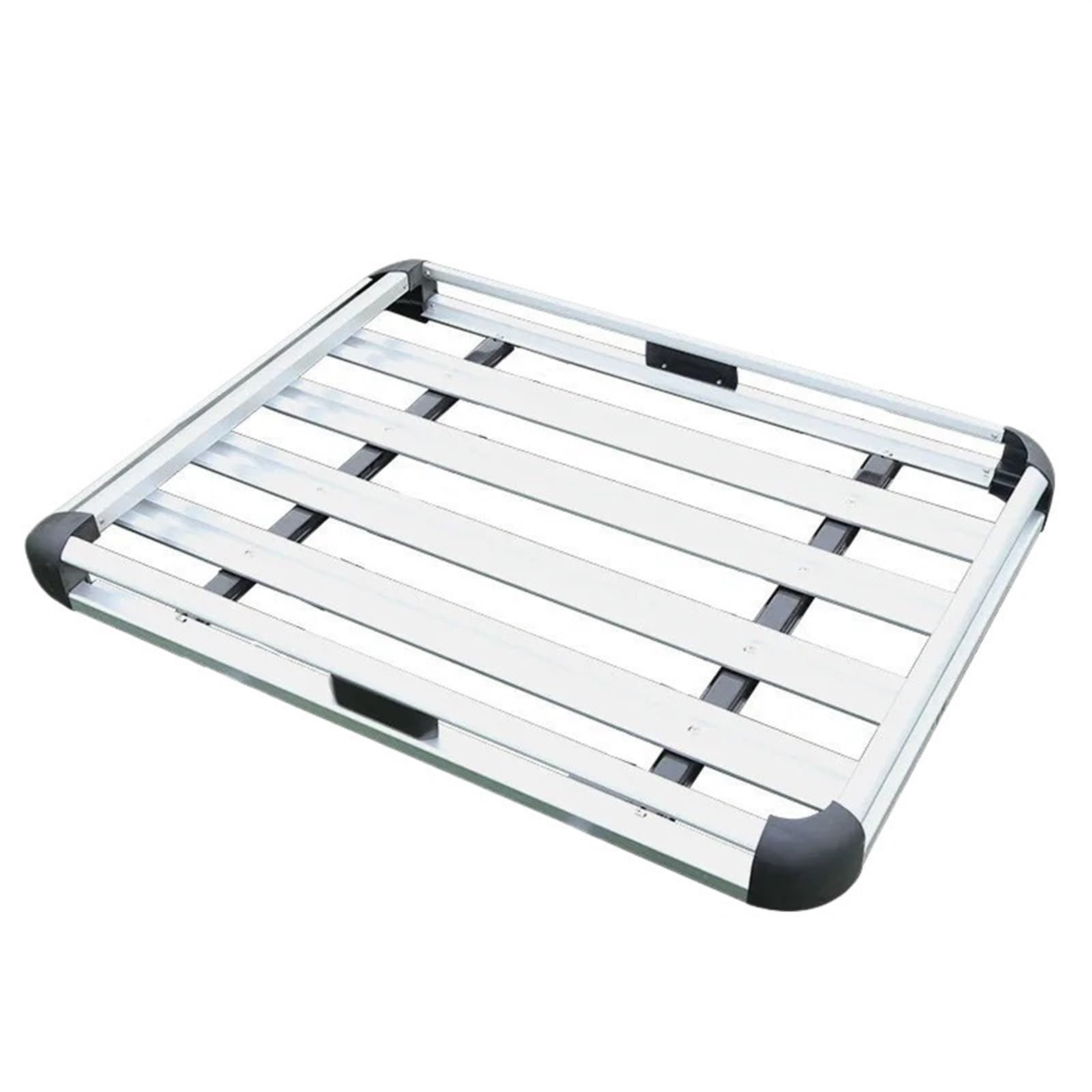 Universal-Doppelstock-Autodachträger Nur Gepäckrahmen Ohne Querstangen Cargo Alloy Top 100kg Träger Gepäckkorb for Auto(Silver 140 * 100cm) von JLPOCRBJ