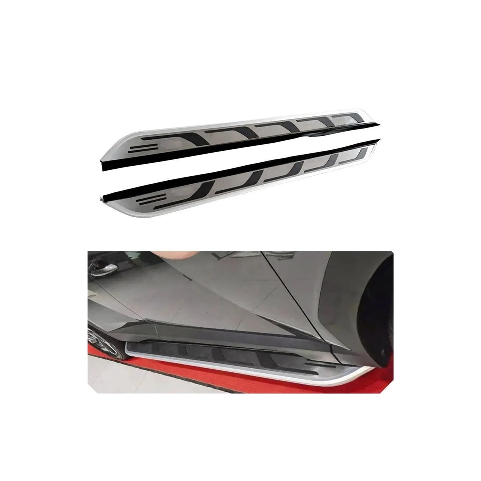 Upgrade Trittbretter Nerf Bars Seitenstufen kompatibel for Mitsubishi Outlander 2022 2023 2024 von JLPOCRBJ