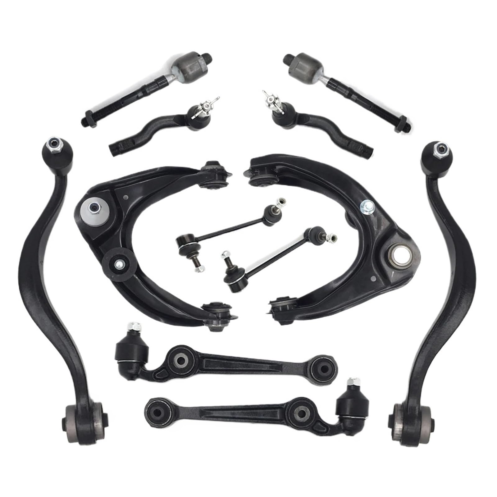 Vorne Obere Untere Querlenker Sway Bar End Link Spurstange 12 stücke Set Kit Kompatibel for Mazda 6 2003 2004 2005 2006 2007 2008 von JLPOCRBJ