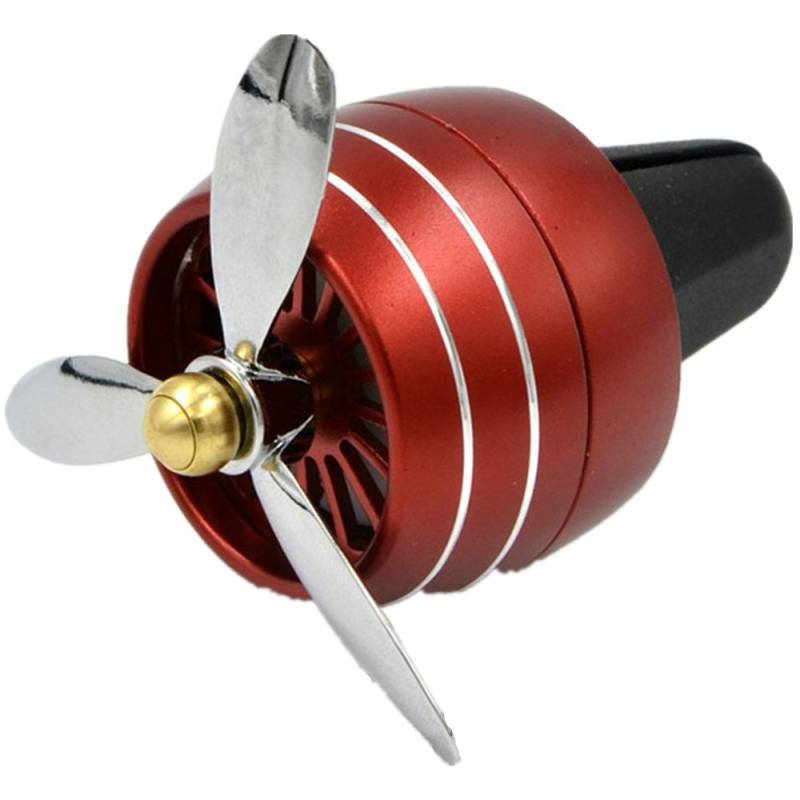 JMAHM Propeller Aroma Diffusor Auto Ätherisches Öl Diffusor Lufterfrischer Entfernen Rauch und Schlechte Gerüche (Rot) von JMAHM