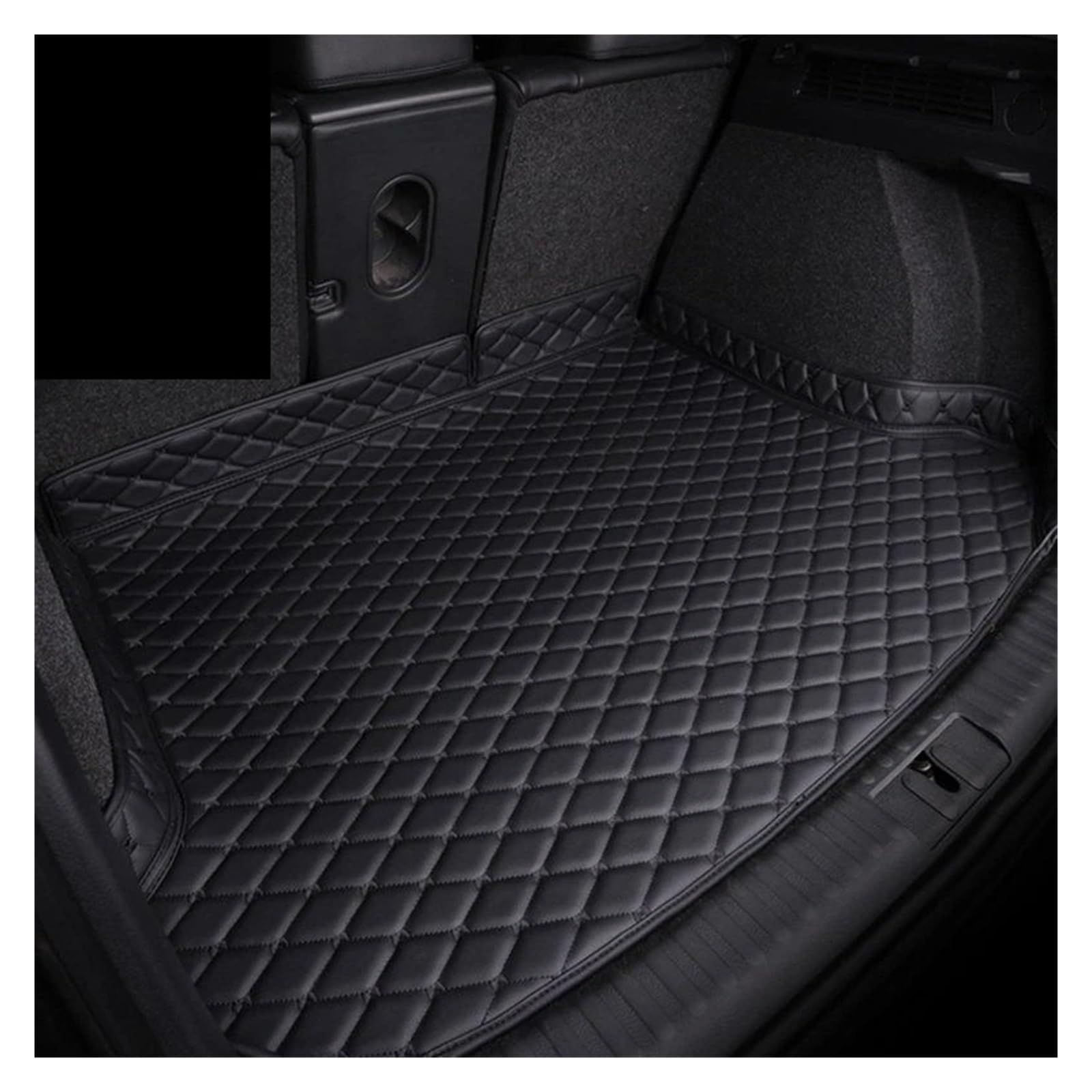 Auto Kofferraummatte Für 4 Serie Für Gran Für Coupe 2014-2019 Teppich Schwanz Cargo-Liner Stamm Boot Mat Pad Kofferraum Matte Kofferraum Schutzmatte(Black 1pcs) von JMOLXURI