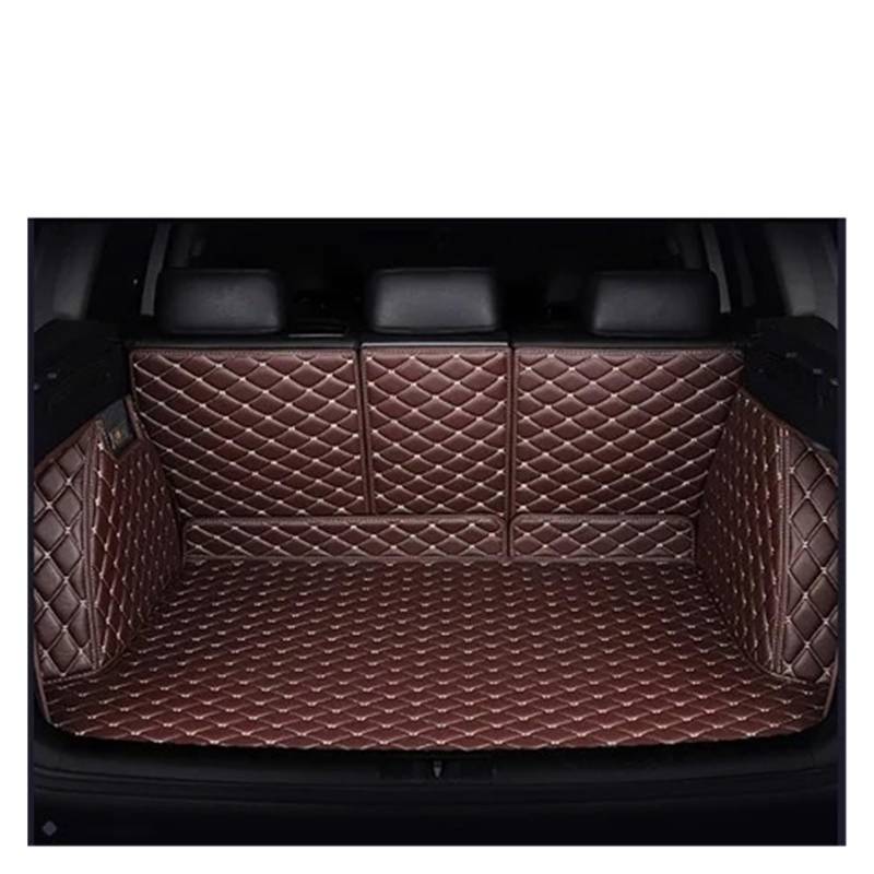 Auto Kofferraummatte Für Benz Für CLS 250d 350 400 500 W218 2010-2017 wasserdichte Cargo-Liner Boot Teppiche Spezielle Auto Stamm Matten Kofferraum Schutzmatte(Coffee) von JMOLXURI