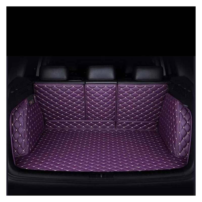 Auto Kofferraummatte Für Chery Für Tiggo 2 2017 2018 2019 2020 2021 Auto Innen Teppiche Auto Stamm Matten Teppiche Auto Zubehör Auto Cargo Liners Stamm Matten Kofferraum Schutzmatte(Purple) von JMOLXURI