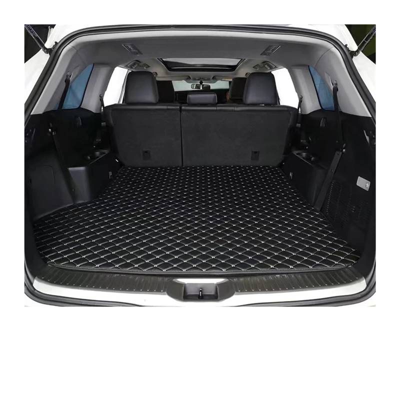 Auto Kofferraummatte Für Dodge Für Journey 2009-2015 Auto-Kofferraum-Zubehör, Wasserdichte Innenausstattung Aus Leder, Styling-Schutzpolster, Individuelle Kofferraummatten Kofferraum Schutzmatte(Color von JMOLXURI