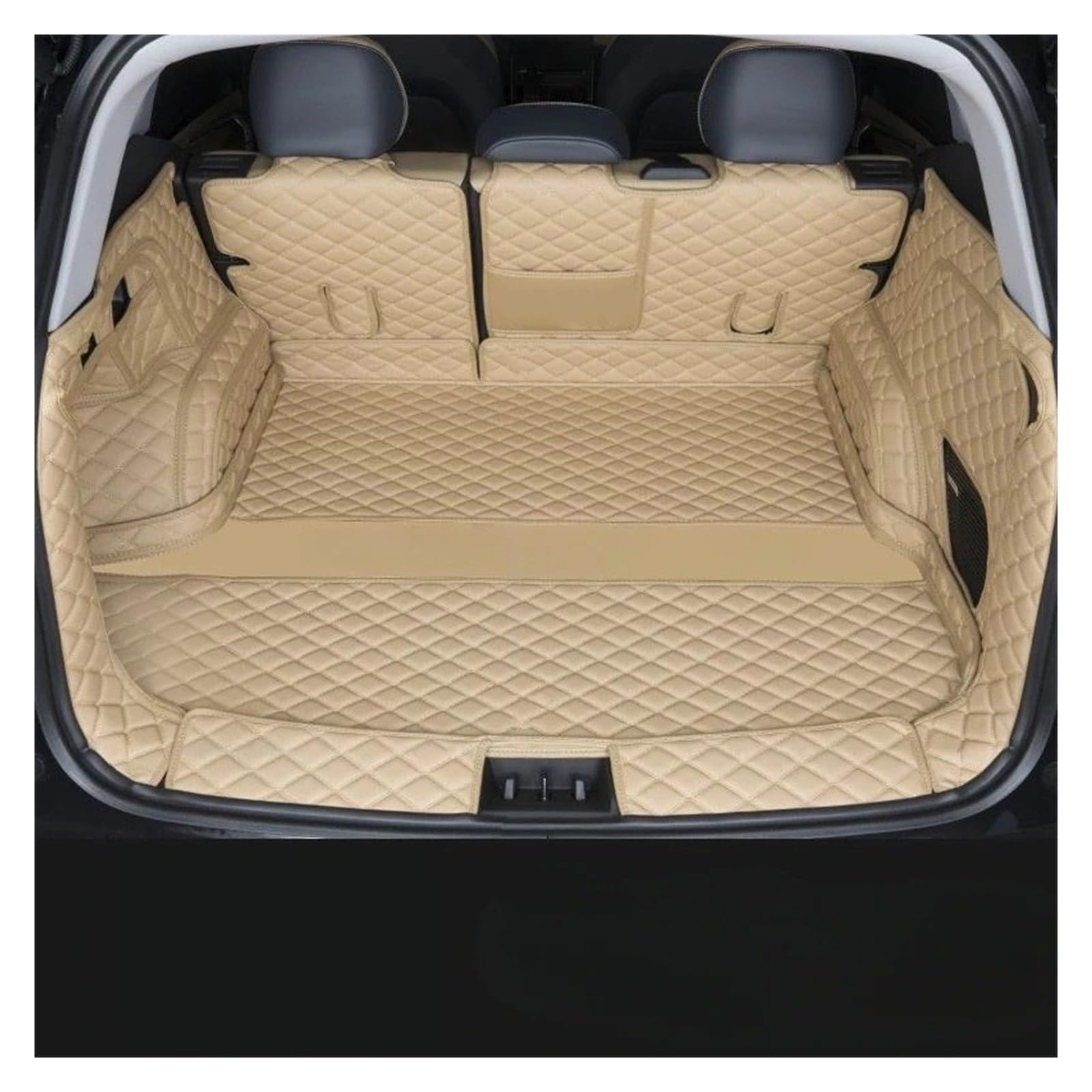 Auto Kofferraummatte Für Geely Für Atlas Für Pro Für Geely Für Starray 2023 2024 Boot Pad Teppich Abdeckung Schützen Kissen Matten Zubehör Auto Trunk Mat Cargo Liner Kofferraum Schutzmatte(Brown 6pcs) von JMOLXURI