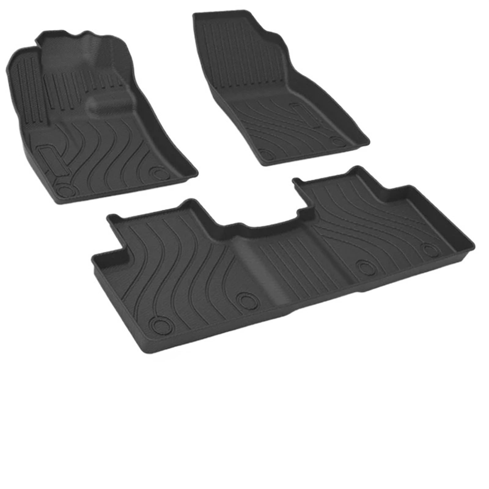 Auto Kofferraummatte Für Geely Für Boyue L FX11 2024 2023 Auto Styling Liner Hinteren Koffer Cargo Boot TPO Stamm Matte Boden Fach Schlamm Kick Teppich Zubehör Kofferraum Schutzmatte(3 Pieces) von JMOLXURI