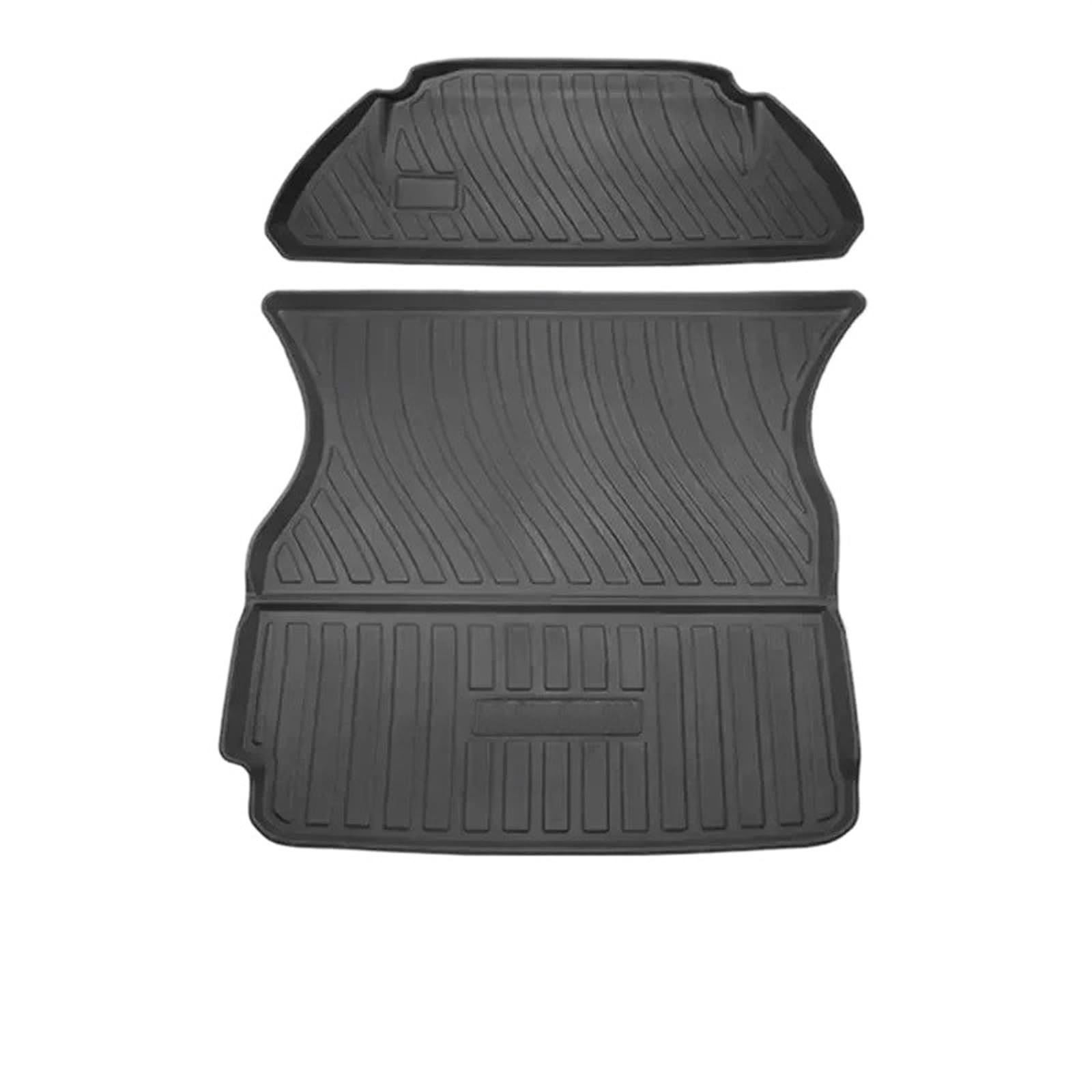 Auto Kofferraummatte Für Tesla Für Model Für X Good Side Surrounding Upgraded Foot Pad TPE Fit Allwetter-Kofferraummatten Kofferraum Schutzmatte(5 seat 16-20 2PCS) von JMOLXURI