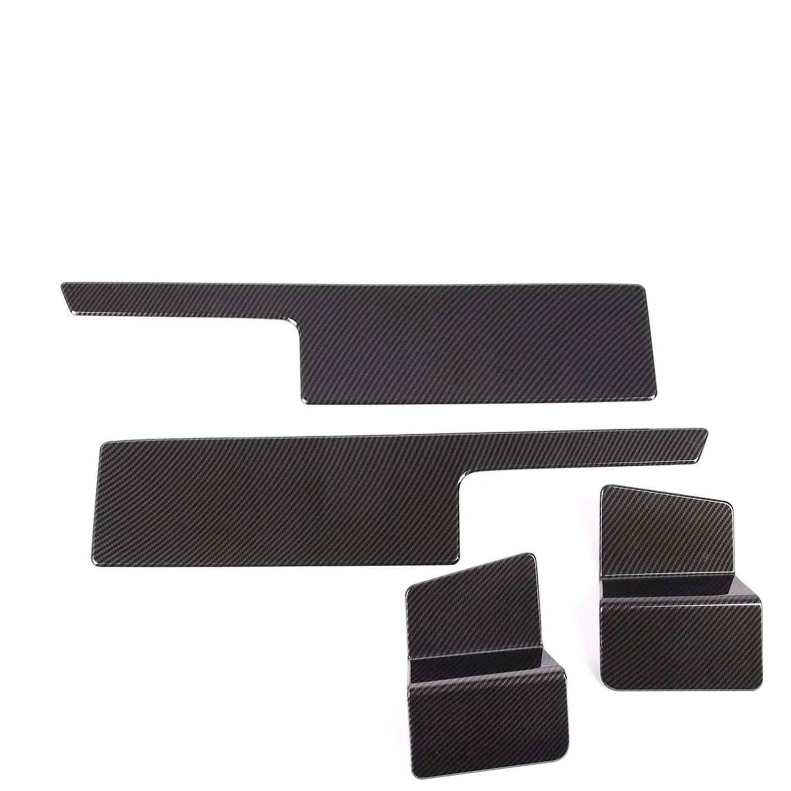 Auto Konsolenrahmen Für Toyota Für FJ Für Cruiser 2007-2021 Auto Zentrale Bedienfeld Aufkleber Tür Dekoration Aufkleber ABS Carbon Faser Komplette Set Von Zubehör Zentrales Bedienfeld(Style 11) von JMOLXURI