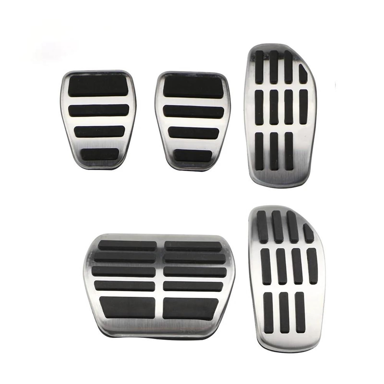 Auto Pedalabdeckung Für A3 8P 2004-2013 Zubehör Auto Fußpedale Gaspedal Bremse Edelstahl Kein Bohren Rutschfestes Pedal Foot Rest Pedal Abdeckung(3 pcs) von JMOLXURI