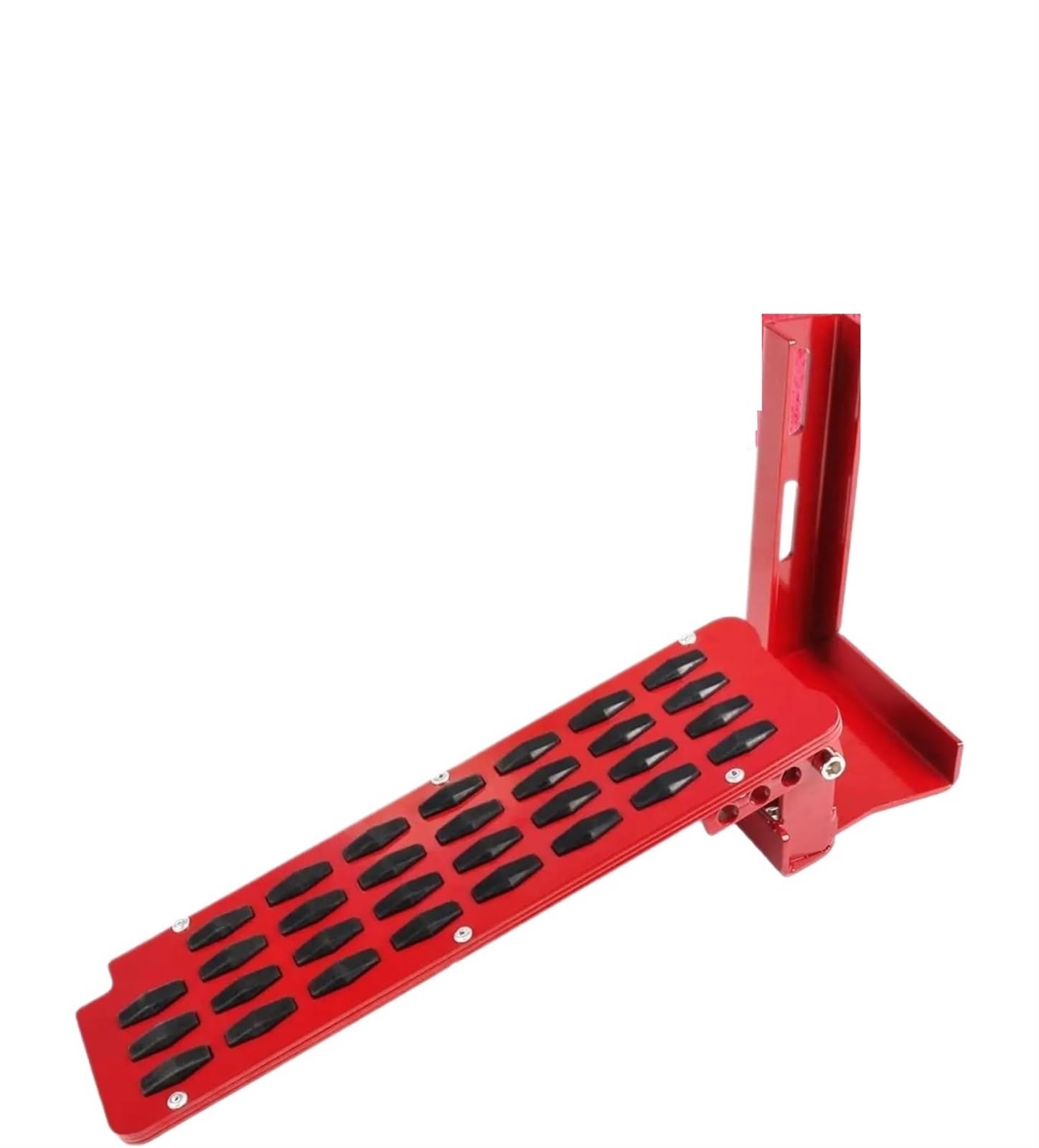 Auto Pedalabdeckung Für Jeep Für Wrangler JK 2007-2017 Gaspedal Auto Gaspedal Extender Dead Pedal Abdeckung Innen Zubehör Foot Rest Pedal Abdeckung(Red Dead Pedal) von JMOLXURI