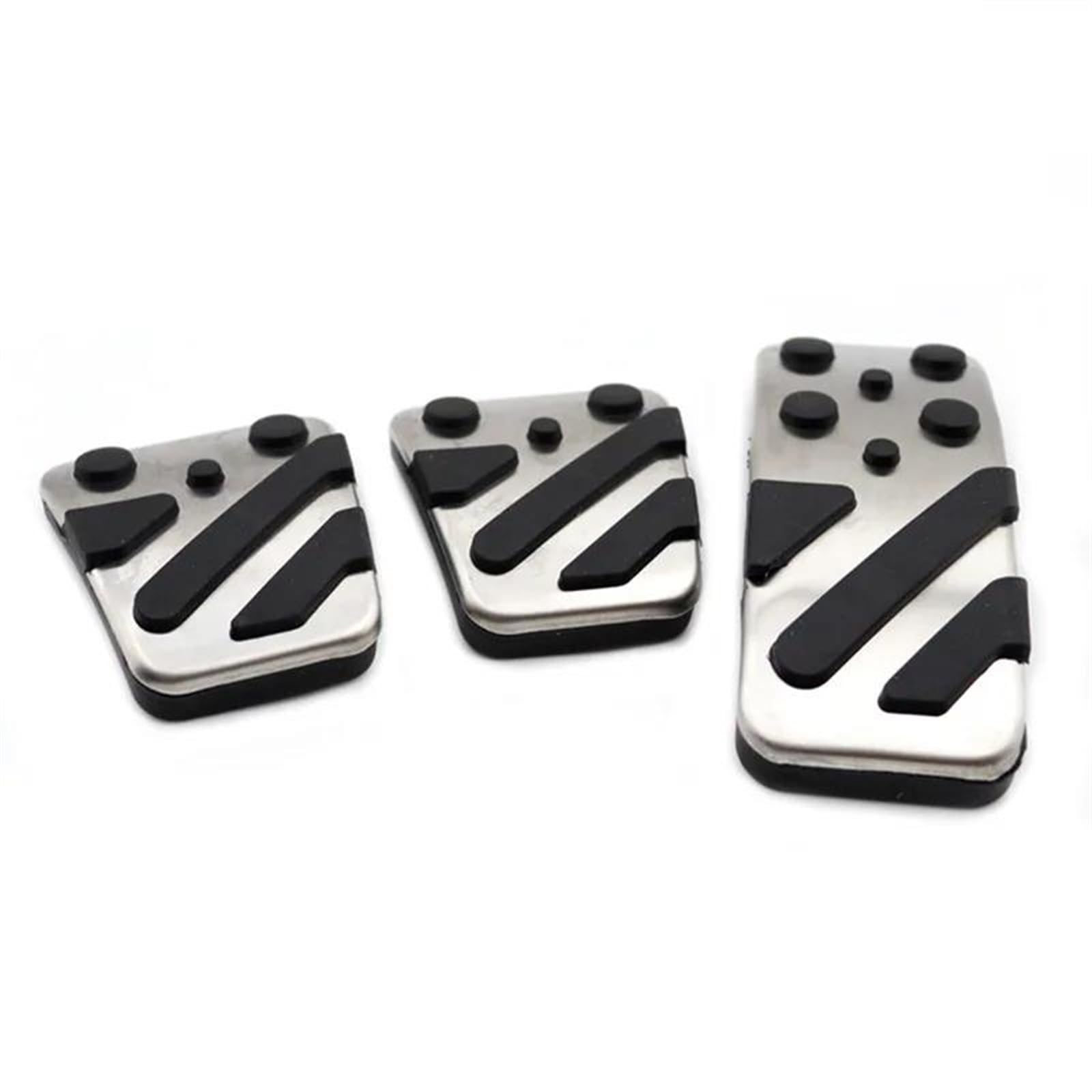 Auto Pedalabdeckung Für Mitsubishi Für Outlander 2012-2021 Zubehör Auto-Fußpedale Gaspedal Bremse Edelstahl Kein Bohren rutschfeste Pedalabdeckung Foot Rest Pedal Abdeckung(3 pcs) von JMOLXURI