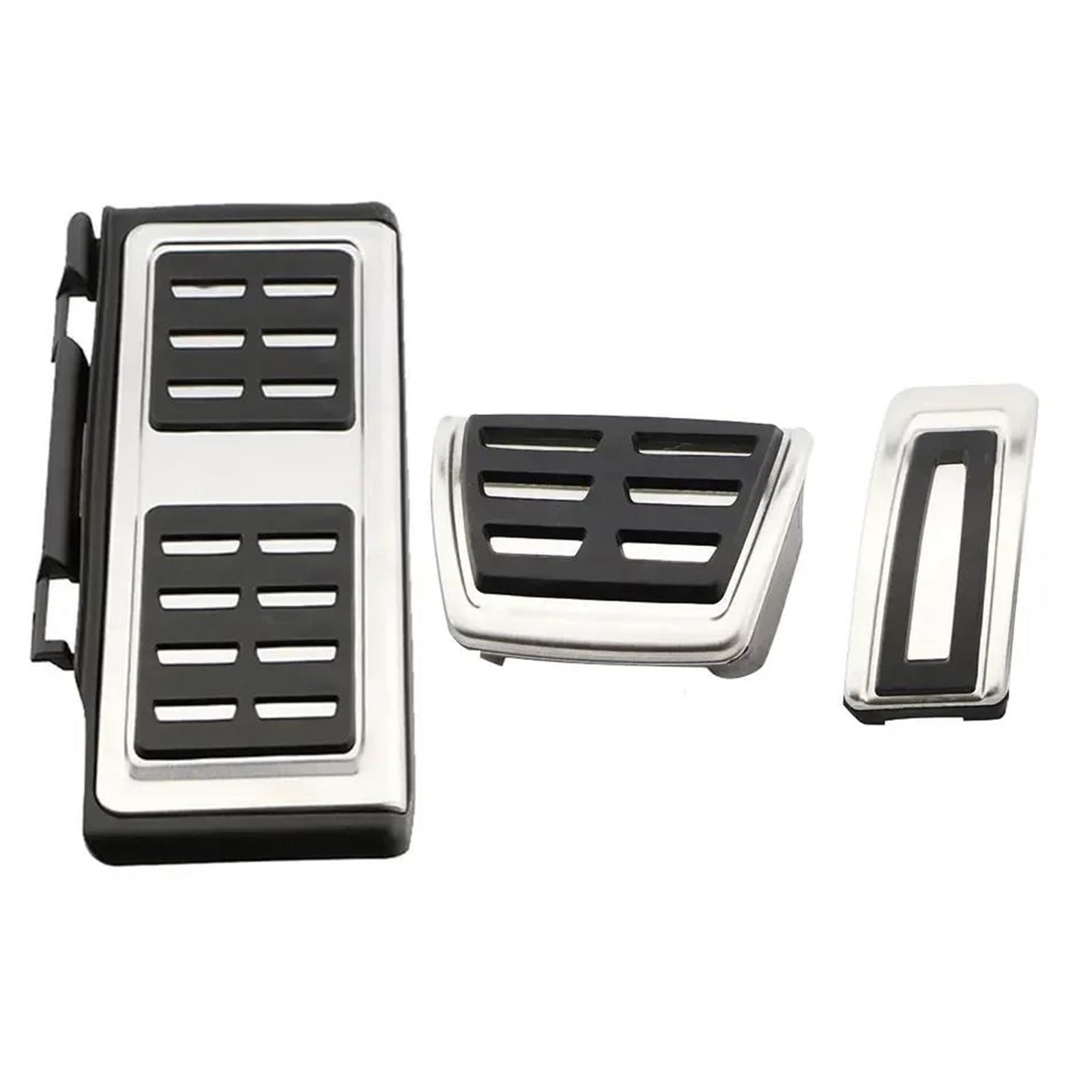 Auto Pedalabdeckung Für Skoda Für Rapid Für Octavia 5E 5F Für A7 2014-2022 Zubehör Edelstahl Auto Pedal Foot Rest Pedal Abdeckung(at with Rest) von JMOLXURI