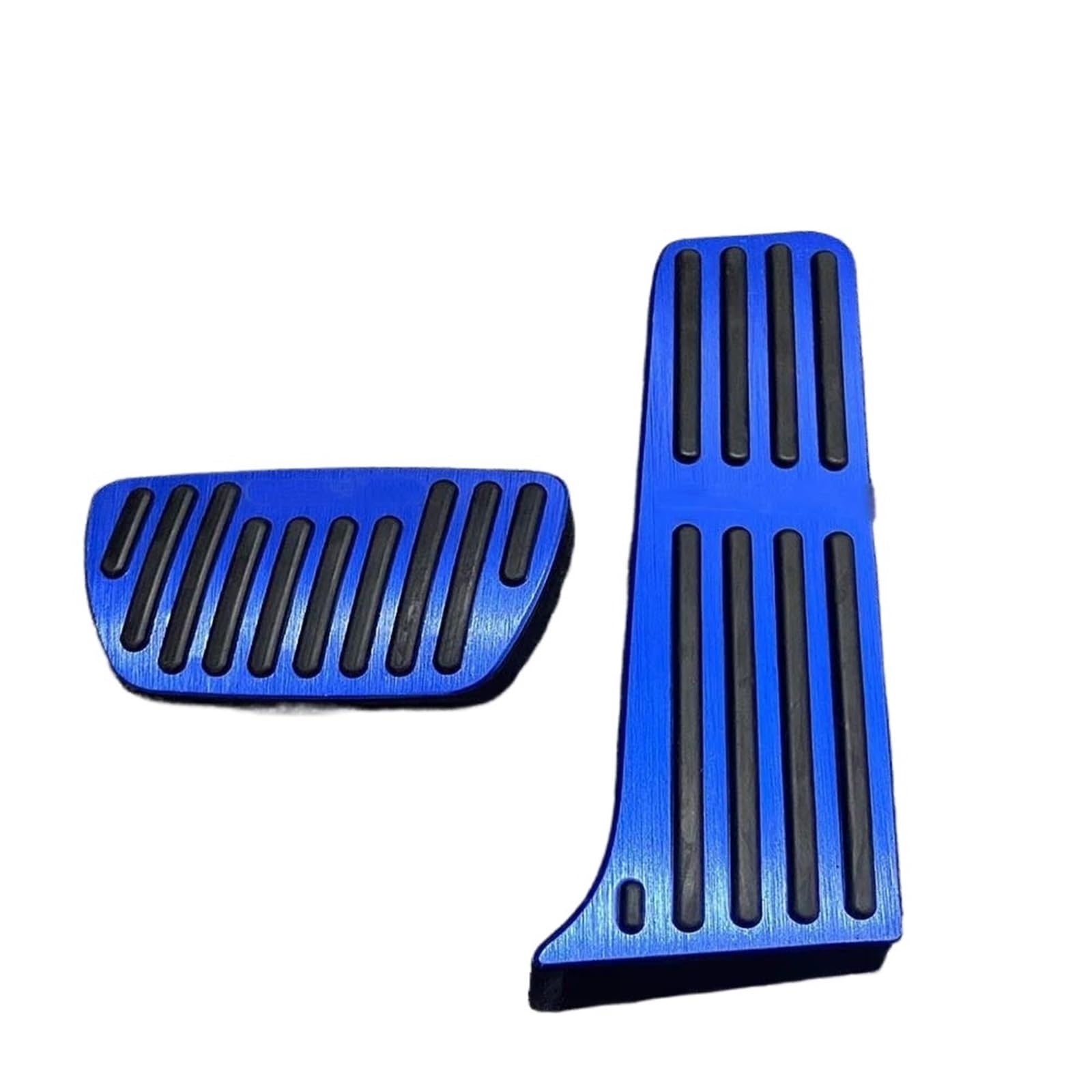 Auto Pedalabdeckung Für Toyota Für Sienna 2021-2022 Auto Bremse Gaspedal Abdeckung Aluminium Legierung Anti-Skid Auto Kupplung Pedal Foot Rest Pedal Abdeckung(Blue) von JMOLXURI