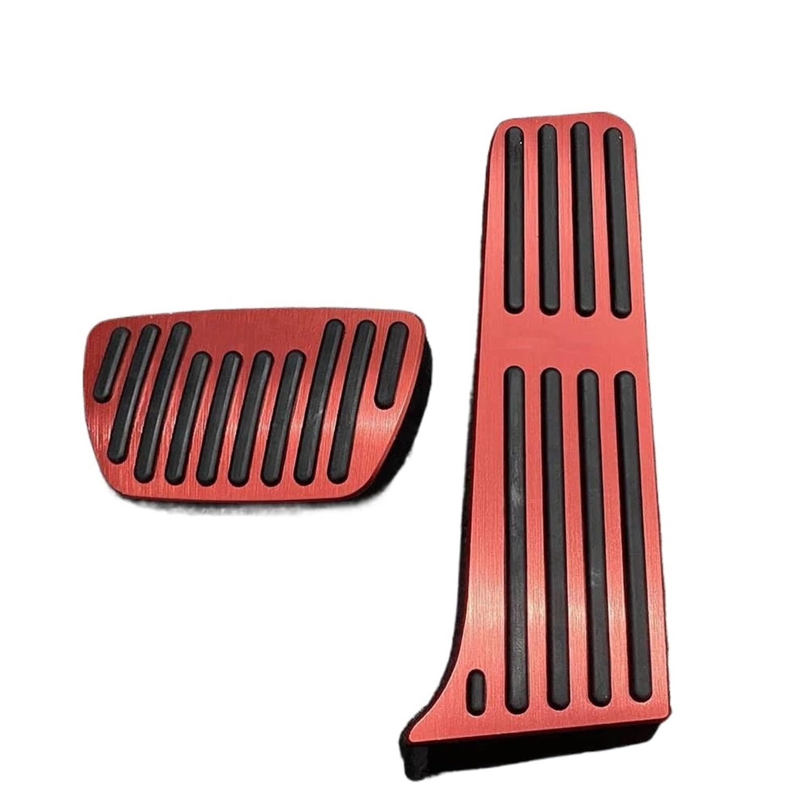 Auto Pedalabdeckung Für Toyota Für Sienna 2021-2022 Auto Bremse Gaspedal Abdeckung Aluminium Legierung Anti-Skid Auto Kupplung Pedal Foot Rest Pedal Abdeckung(Red) von JMOLXURI