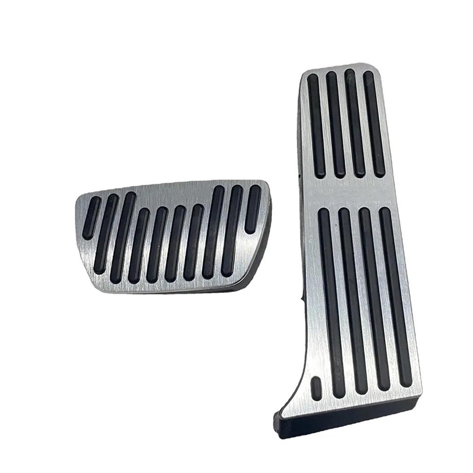 Auto Pedalabdeckung Für Toyota Für Sienna 2021-2022 Auto Bremse Gaspedal Abdeckung Aluminium Legierung Anti-Skid Auto Kupplung Pedal Foot Rest Pedal Abdeckung(Silver) von JMOLXURI