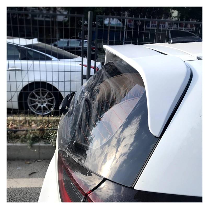 Auto Spoiler Spoiler Für Fourth Für Generation Pour Fit GR9 2021-2023 Heckspoilerdeckel Autospoiler Glänzend Schwarz ABS Kunststoff Material Zubehör Teile Auto Spoilers(White) von JMOLXURI