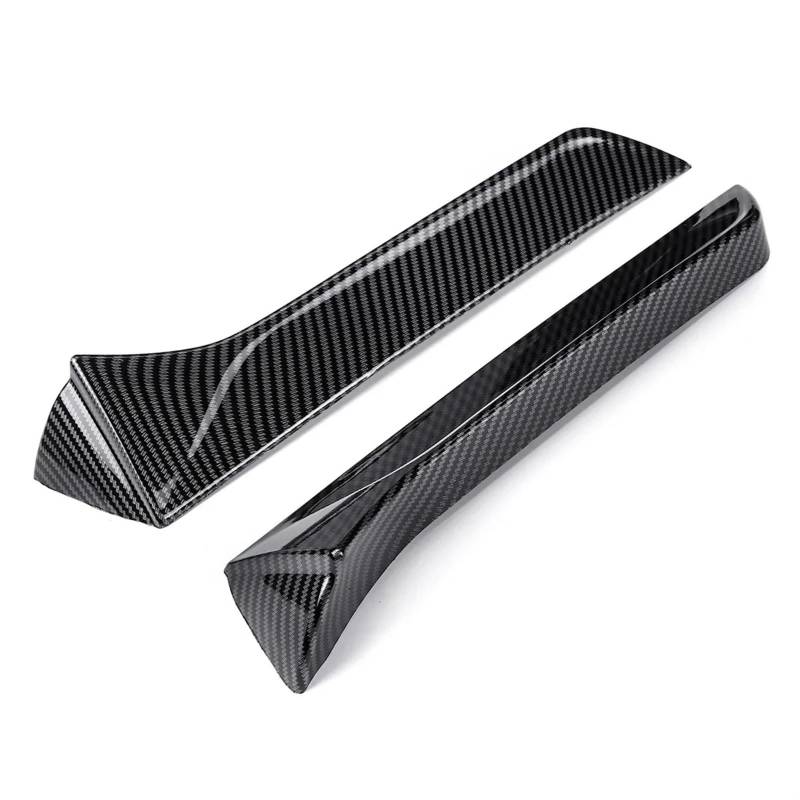 Auto Spoiler Spoiler Für Seat Für Leon 5F FR 2013-2021 Mk3 MK3.5 5-Türer Autofensterverkleidung Lippenspoiler Heckdachflügelseite Kofferraumfenster Spoilerlippe Auto Spoilers(Carbon Fiber Look) von JMOLXURI