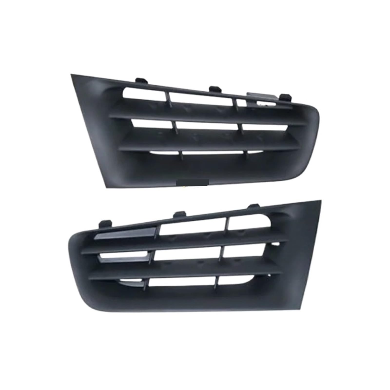 Frontspoiler FÜR Megane 2 MK2 2006-2008 FRONTSTOßSTANGE OBERER MITTELGRILL SCHWARZES PAARSET RECHTS UND Links 7701476893 Vordere Stoßstange Unten von JMOLXURI