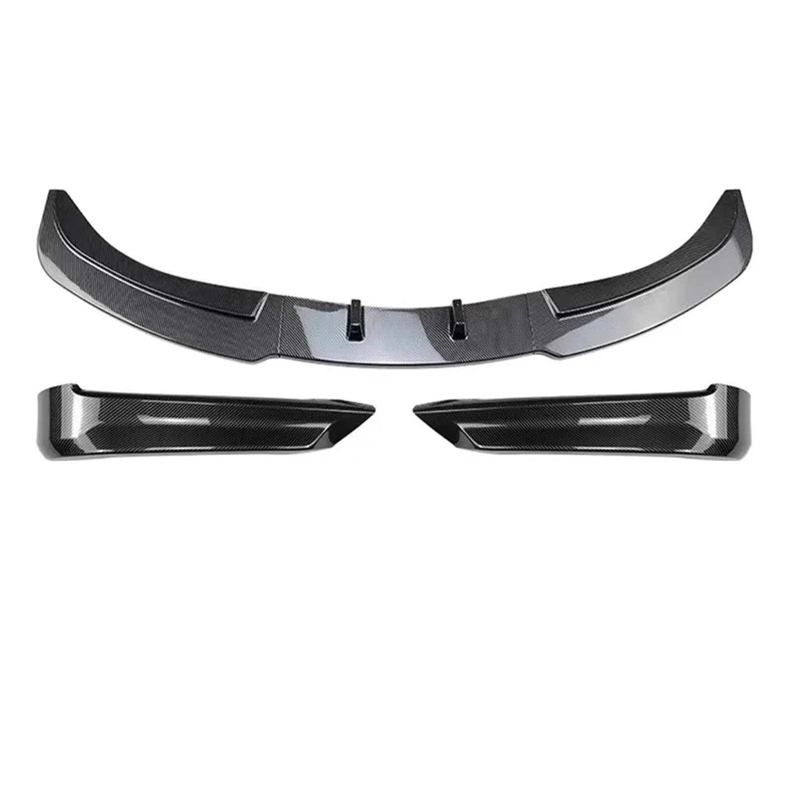 Frontspoiler Für 3er E90 E91 Für Frühen 320i 325i 2005–2008 Frontstoßstange Lip Splitter Diffusor Body Kit Spoiler Stoßstange Schutzfolie Vordere Stoßstange Unten(Carbon Look Set) von JMOLXURI